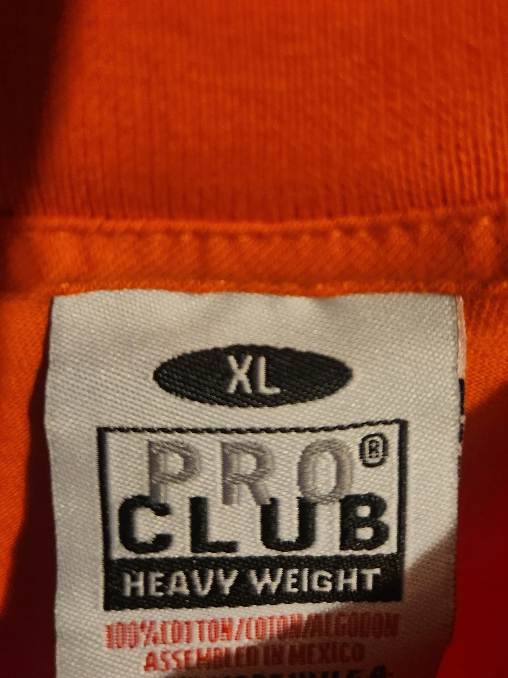 Nike Orange Tee with White Nike Air Logo